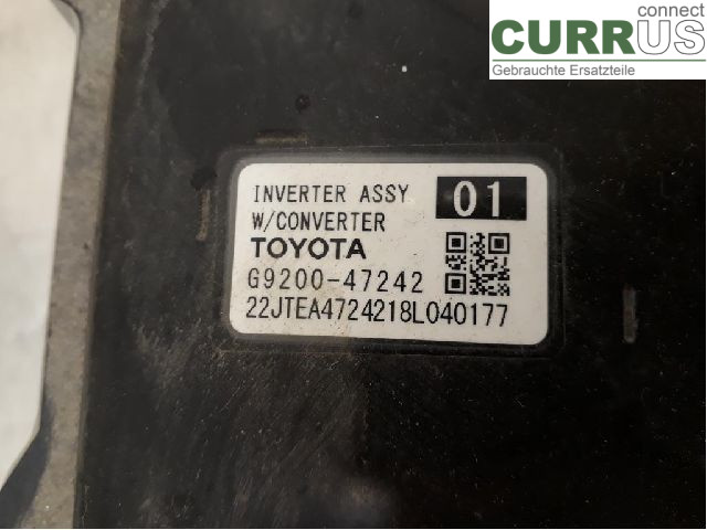 TOYOTA C-HR 16-23 Converter / inverter - electric G9200-49135 2ZR-FXE