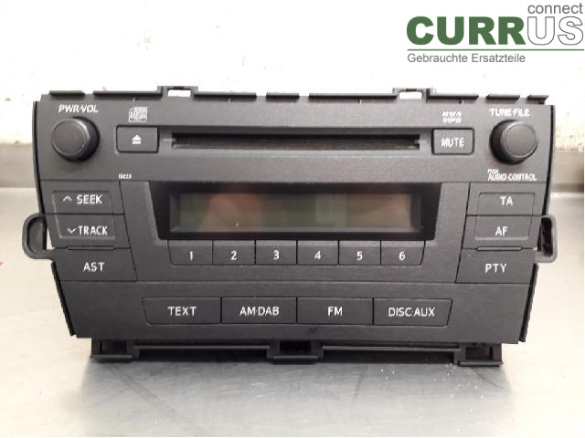 TOYOTA PRIUS ZVW30  09- Radio CD / Multimedia panel 86120-47340 2ZR-FXE