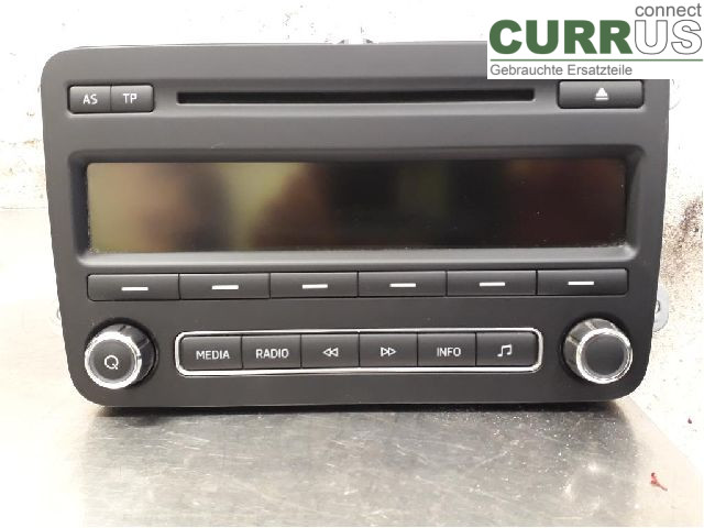 SKODA FABIA         07-14 Radio CD / panel multimedialny 5J0035161G CBZA