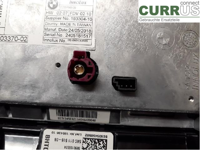 MINI ONE/COOPER 5DR F55 14- Control display 65508803370 B38C