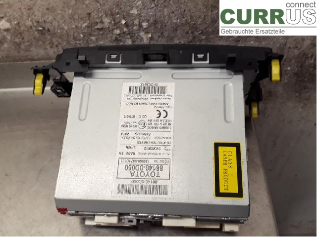 TOYOTA YARIS       12-14 Radio CD /Multimediapanel 86140-0D050 1NZ-FXE