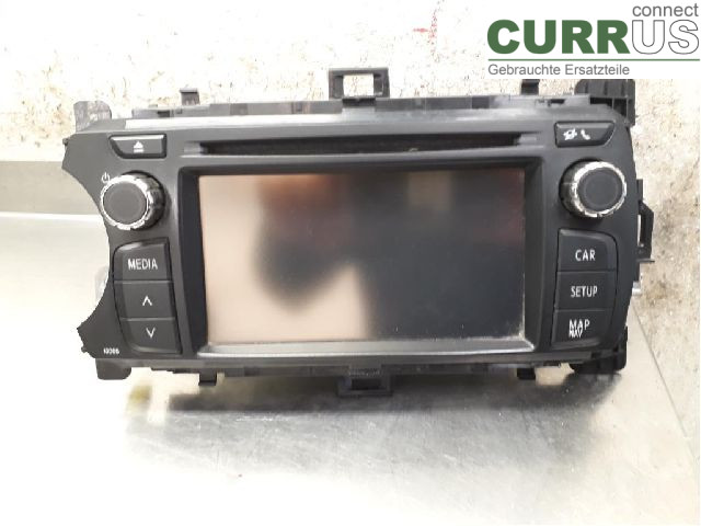 TOYOTA YARIS       12-14 Radio-CD-/Multimedia-Panel 86140-0D010 1NR-FE