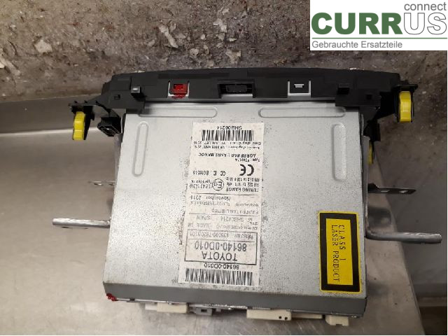 TOYOTA YARIS       12-14 Radio-CD-/Multimedia-Panel 86140-0D010 1NR-FE