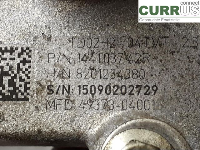 RENAULT CLIO IV   12-16 Turbolader 144102069R H4B-408
