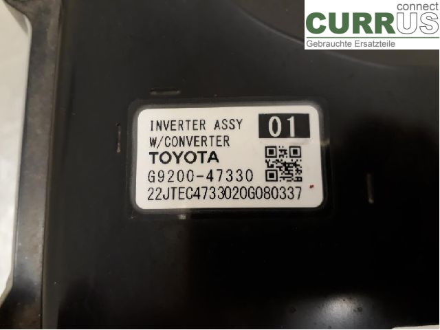 TOYOTA C-HR 16-23 Converter / inverter - electric G9200-49135 2ZR-FXE