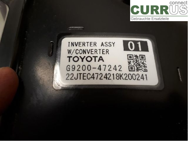 TOYOTA C-HR 16-23 Converter / inverter - electric G9200-49135 2ZR-FXE
