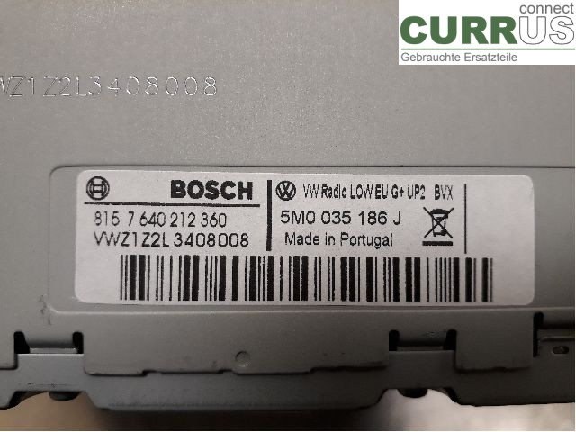 VW POLO       10-17 Radio CD / Multimedia panel 5M0057186JX CGGB