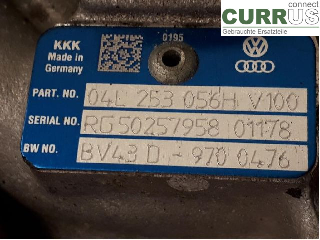 AUDI A6/S6 4G   11-18 Turbolader 04L253056LX CNHA