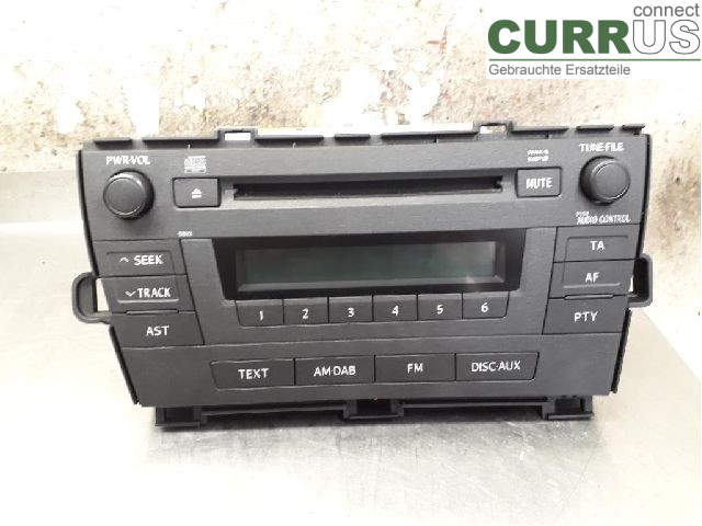 TOYOTA PRIUS ZVW30  09- Radio CD / panneau multimédia 86120-47340 2ZR-FXE
