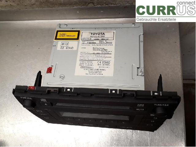TOYOTA PRIUS ZVW30  09- Radio CD / panneau multimédia 86120-47340 2ZR-FXE