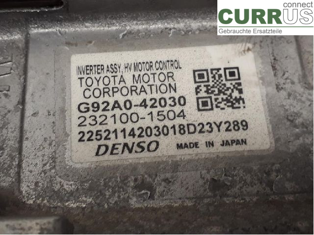 TOYOTA RAV4 13-18 Converter / inverter - electric G92A0-42050 2AR-FXE
