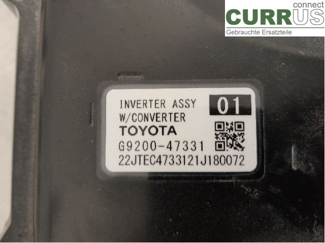 TOYOTA C-HR 16-23 Converter / inverter - electric G9200-49136 2ZR-FXE