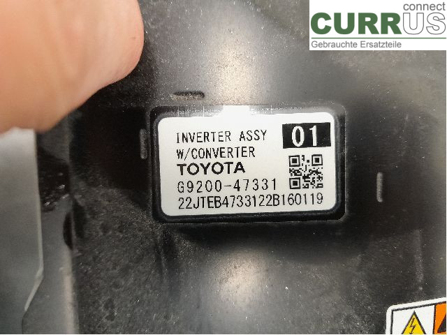 TOYOTA C-HR 16-23 Converter / inverter - electric G9200-49136 2ZR-FXE