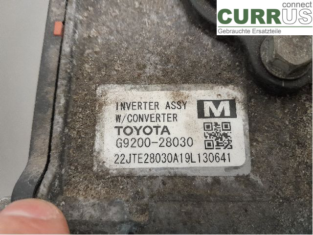 TOYOTA PRIUS+ ZVW40 12- Converter / inverter - electric G9200-29015 2ZR-FXE