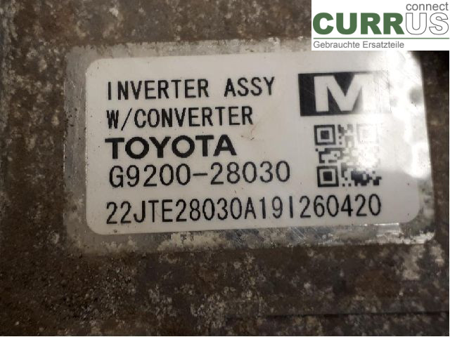 TOYOTA PRIUS+ ZVW40 12- Convertisseur / onduleur - électrique G9200-29015 2ZR-FXE
