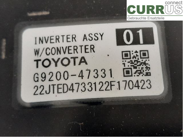 TOYOTA COROLLA 19- Converter / inverter - electric G9200-49136 2ZR-FXE