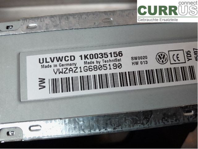 VW GOLF V      04-09 Radio CD /Multimediapanel  
