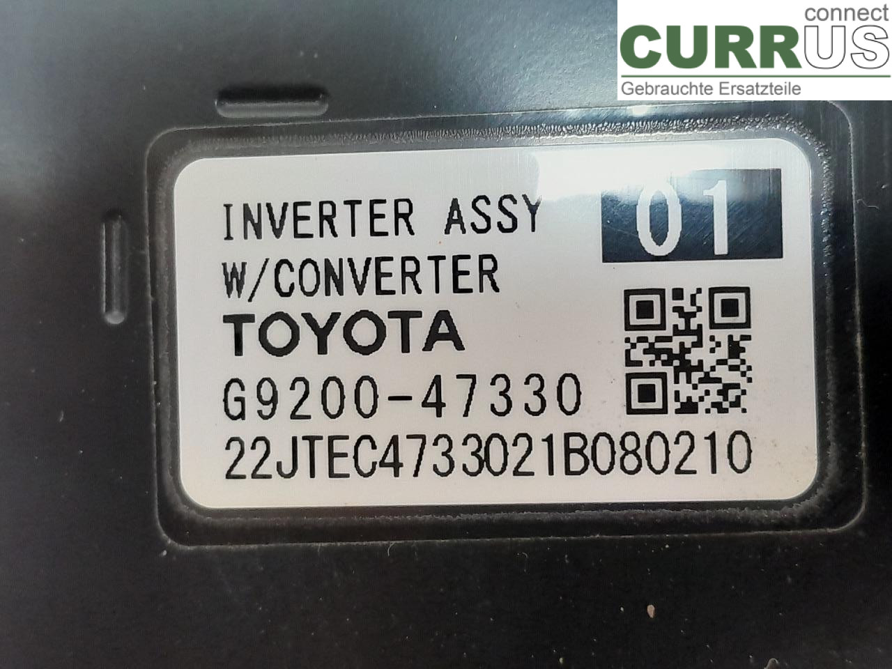 TOYOTA C-HR 16-23 Converter / inverter - electric G9200-49135 2ZR-FXE