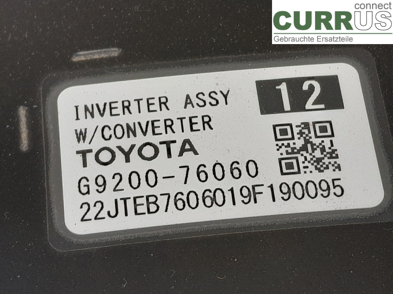 TOYOTA COROLLA 19- Converter / inverter - electric G9200-79045 M20A-FXS