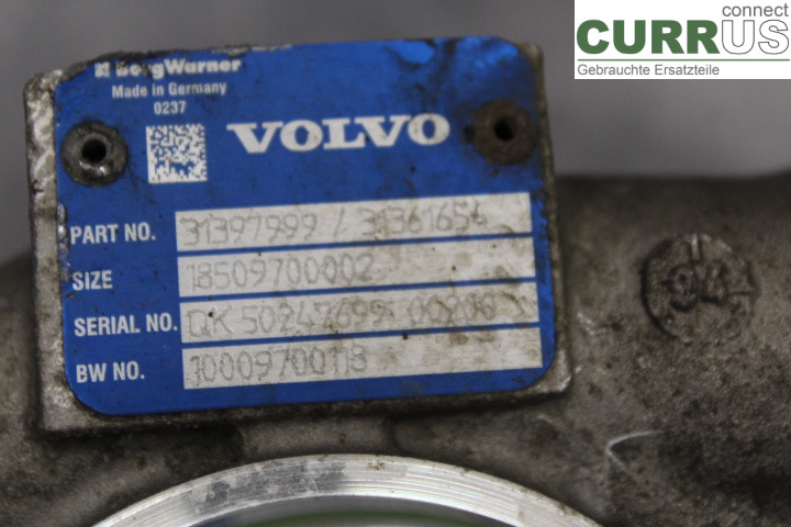 VOLVO V60  14-18 Turbo charger 36050237 