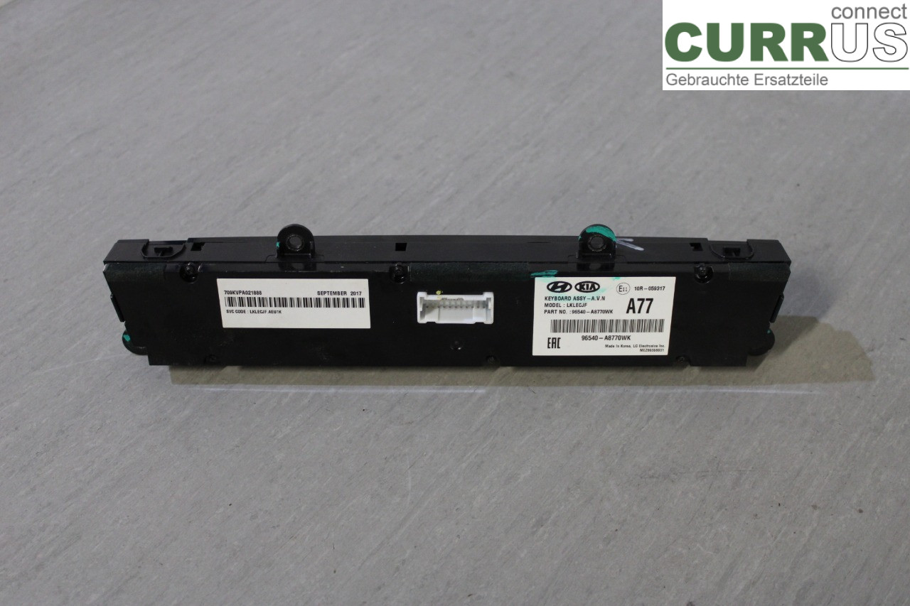 KIA OPTIMA  16-20 Radio CD / Multimedia panel 86540A8770WK G4NG