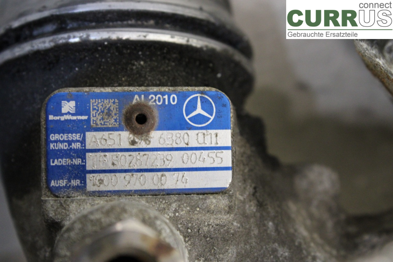 MB SPRINTER (W906) 06-18 Turbolader A6510906380 OM651.955