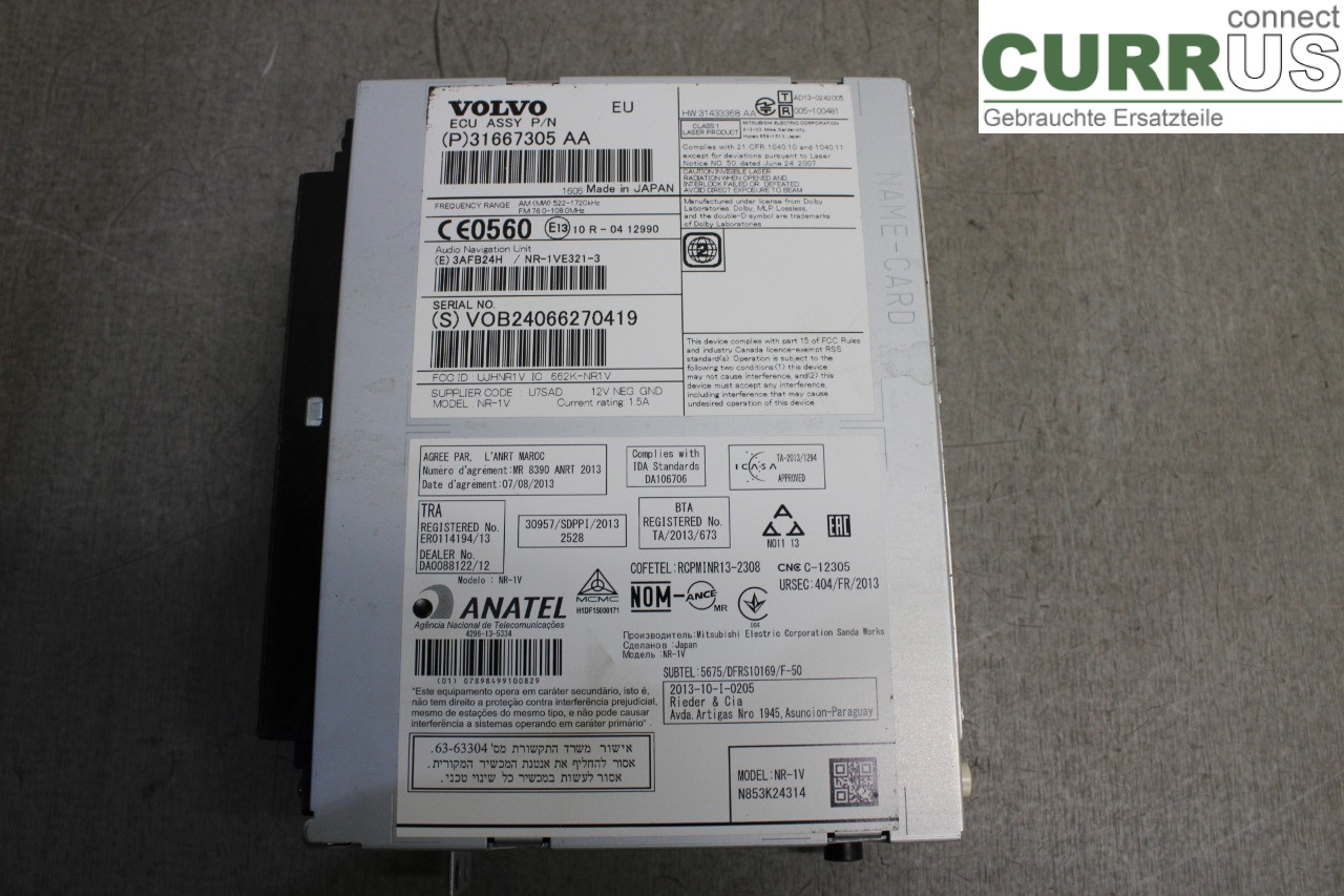 VOLVO XC60 14-17 Radio CD / Multimedia panel 36050657 D4204T4