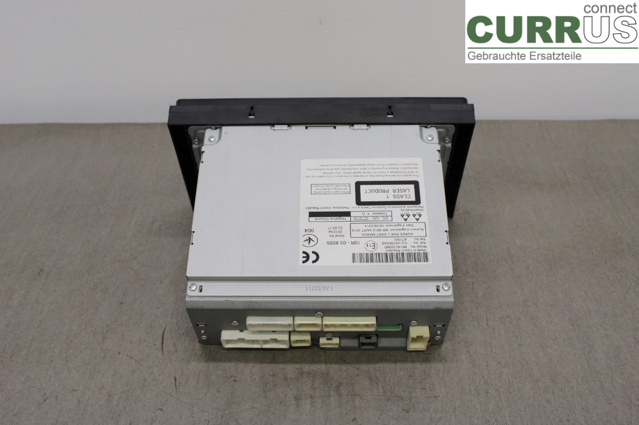 TOYOTA AURIS      13-19 Radio CD / Multimedia panel 86140-02360 2ZR-FXE