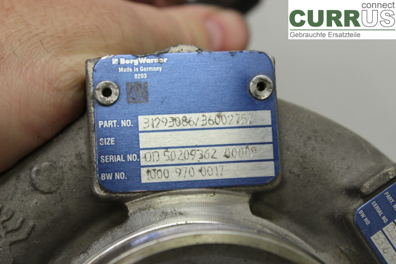 VOLVO XC60  09-13 Turbolader 36050237 D5244T17