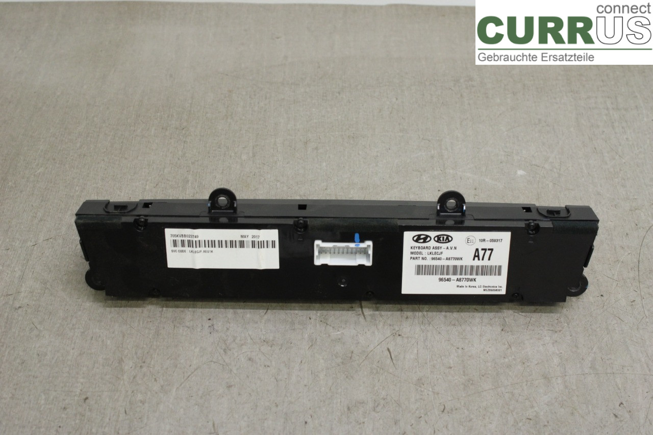 KIA OPTIMA  16-20 Radio CD / Multimedia panel 86540A8770WK G4NG