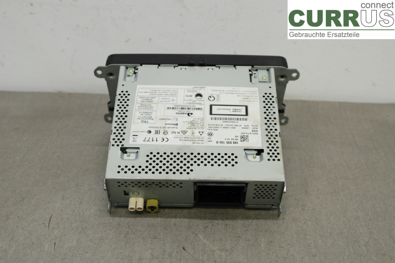 VW TRANSP/CARAVELLE 16- Radio CD / Multimedia panel 1K8035150D CAAC