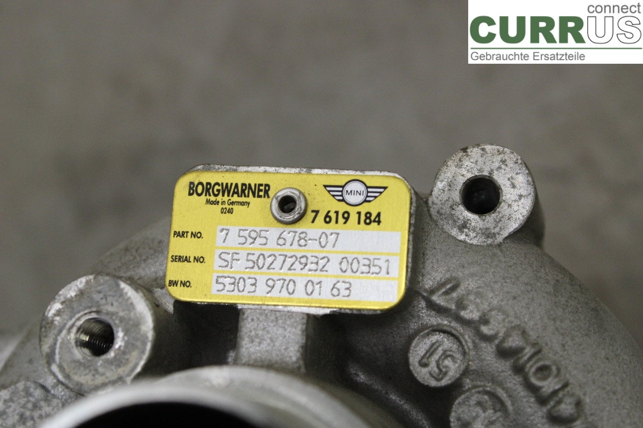MINI COUNTRYMAN R60 11-16 Turbolader 11 65 7 595 678 N18-B16A