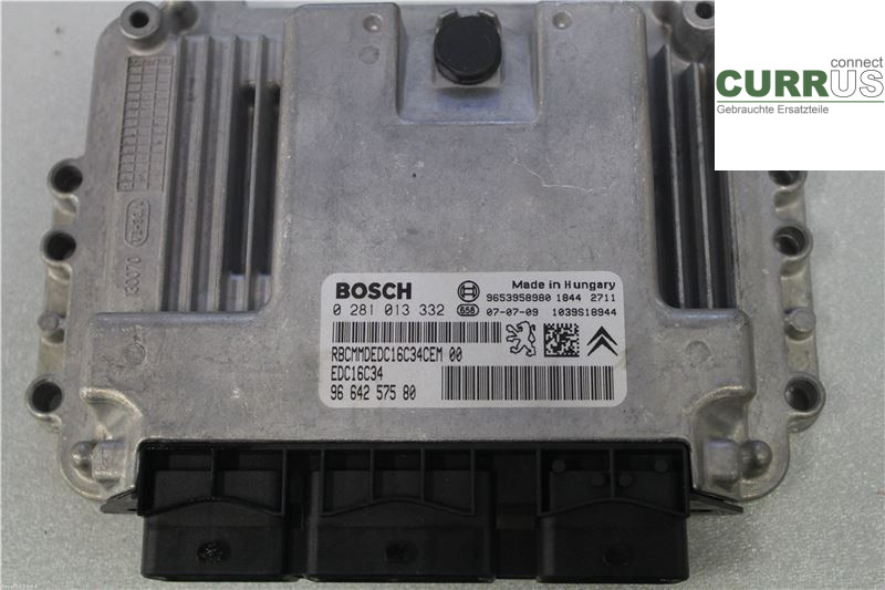 CITROEN C5 05-08 Motorsteuergerät Diesel (ECU) 9653958980 1.6 HDI