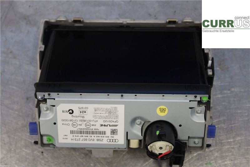 AUDI A3/S3 8V  13-20 Kontrolskærm 8V0857273H 2,0 TDI