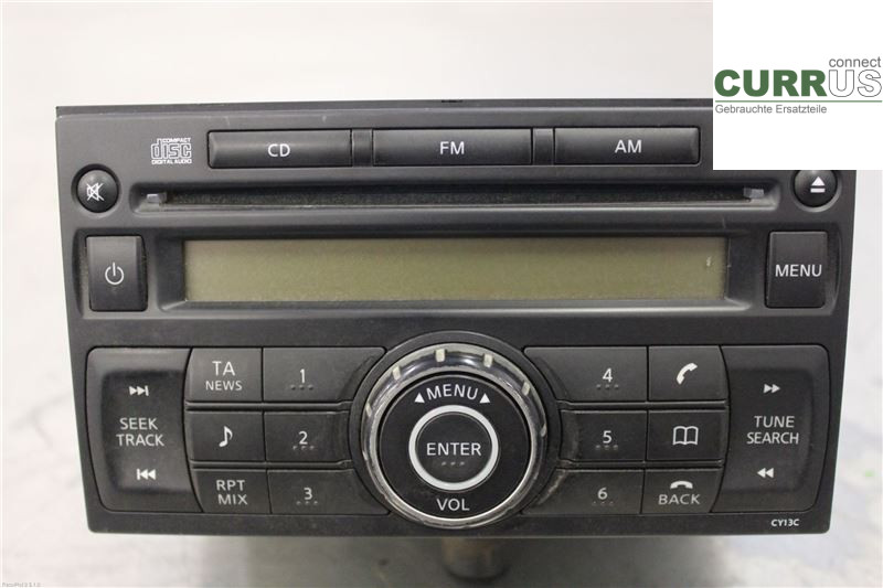 NISSAN QASHQAI 07-10 Radio CD / Multimedia panel 28185JD00A 1.6 16V