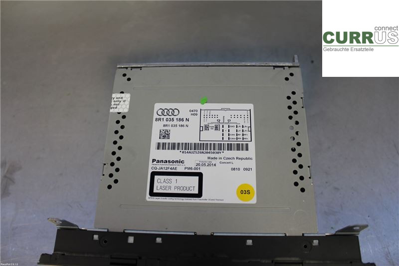 AUDI ALLROAD    09-16 Radio CD / Multimedia panel 8R1035186NX 2,0 TDI