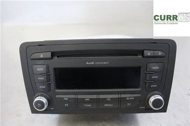AUDI A3/S3   05-13 Radio-CD-/Multimedia-Panel 8P0035186P 1.6 E-Power