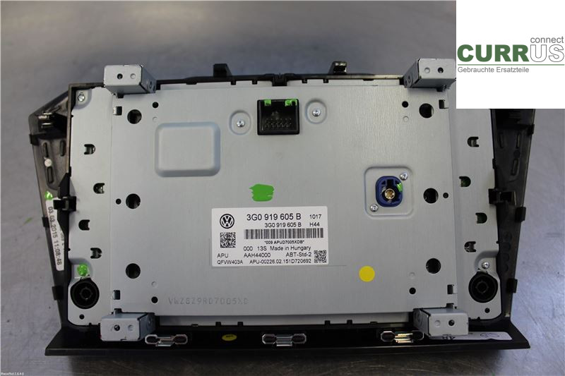 VW PASSAT 15-19 Radio CD / Multimedia panel 3G0919605B 2,0 TDI