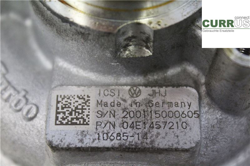 AUDI A3/S3 8V  13-20 Turbo charger 04E145721C 1,4 TSI