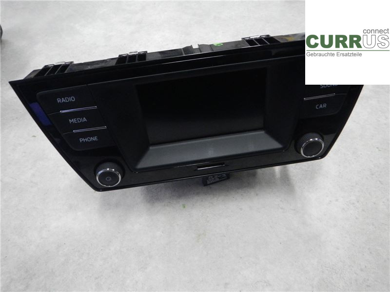 SKODA FABIA  15- Radio CD /Multimediapanel 6V0035871B 1,2 TSI