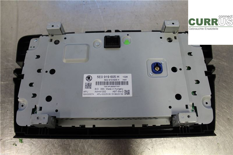 SKODA OCTAVIA  13-20 Radio CD / Multimedia panel 5E0919605H 2,0 TDI