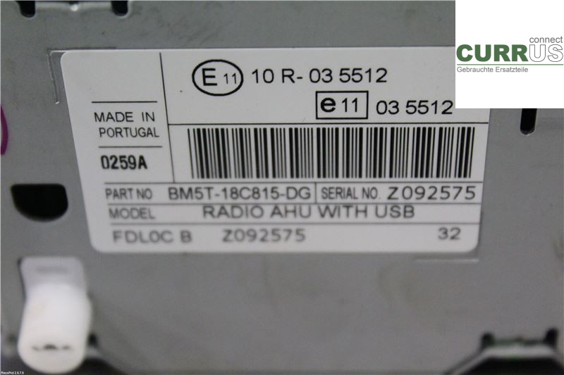 FORD FOCUS  11-14 Radio CD / Multimedia panel 1932378 1.0 EcoBoost
