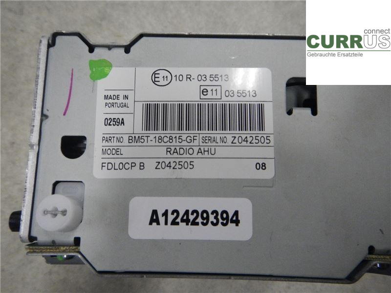 FORD FOCUS  11-14 Radio CD / Multimedia panel  1.6 TDCI