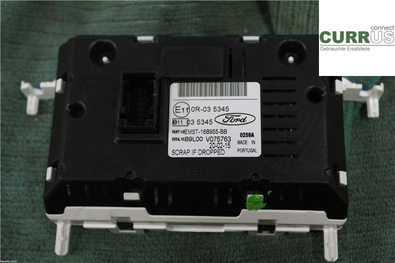 FORD TRANSIT SKÅP/BUSS 14- Radio CD / panneau multimédia 184359 270 2.2 TDCI