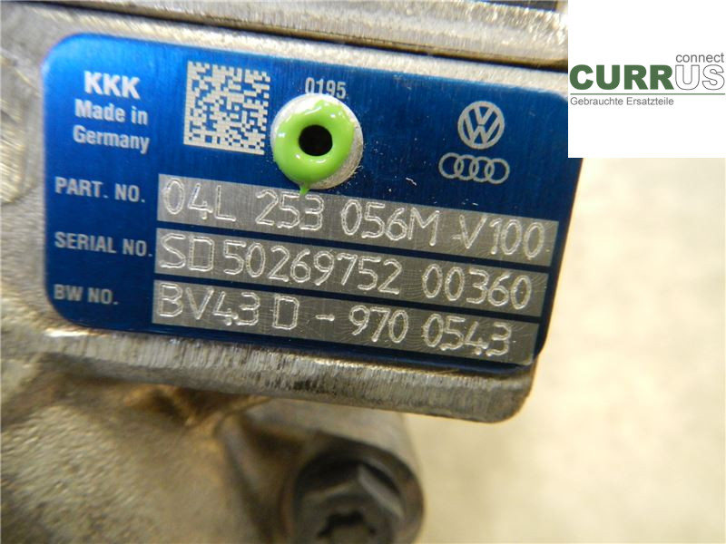 VW PASSAT  15-19 Turbo charger 04L253056M 2,0 TDI