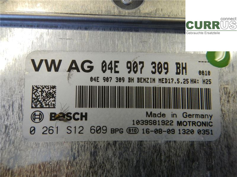 VW GOLF / E-GOLF VII   13-20 Motorens styreenhed (ECU) 04E906027HD 1,4 TSI