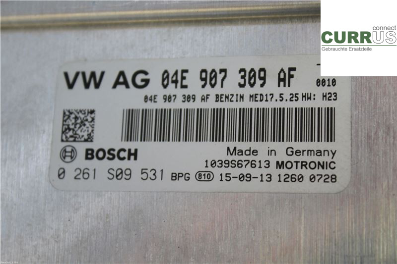 VW POLO       10-17 Engine Control Unit (ECU) 04E906027BB 1,2 TSI