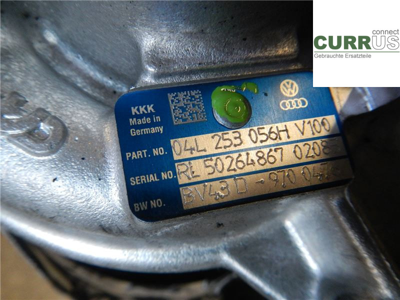 AUDI A6/S6 4G   11-18 Turbolader 04L253056H 2,0 TDI