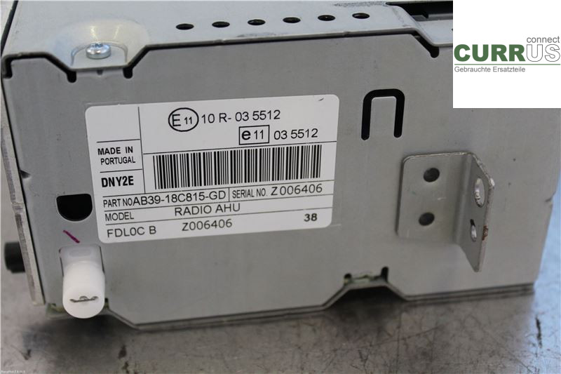 FORD RANGER EU 12-23 Radio CD / Multimedia panel  2,2 TDCI