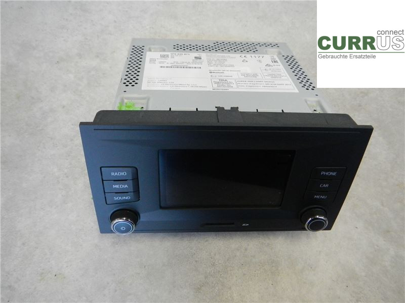 SEAT IBIZA IV   08-16 Radio-CD-/Multimedia-Panel 5F0035871B 1,0 TSI